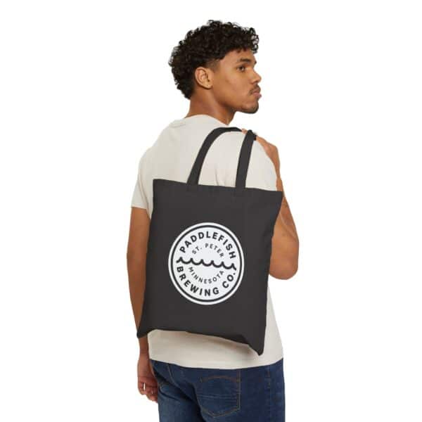Paddlefish Brewing Cotton Canvas Tote Bag - Image 3