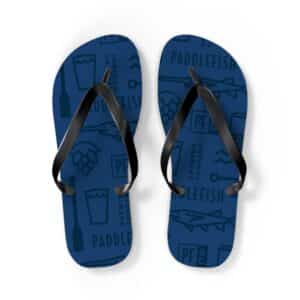 Paddlefish Brewing Flip Flops