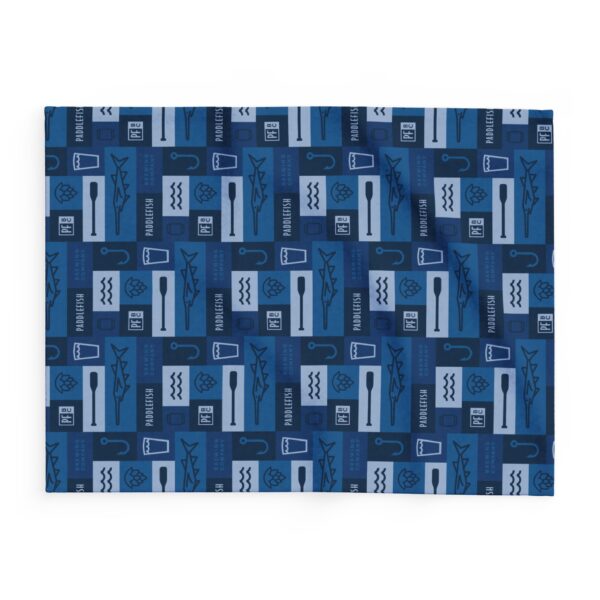 Paddlefish Brewing Fleece Blanket - Image 2
